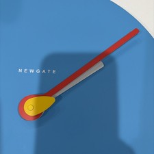 Newgate Wall Clock blue No Numbers Not Working