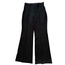 Quince Ultra-Stretch Ponte Flare Leg Pants Black High Rise Size M YATRCO006 NWT