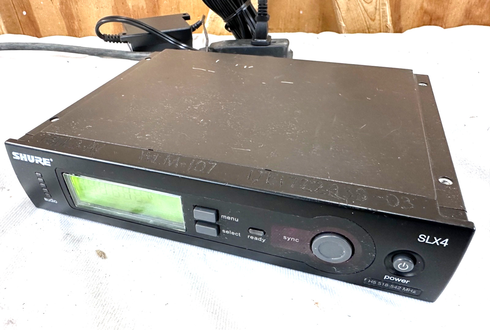 Shure SLX4 H5 UHF Wireless Microphone Receiver w/PS 518-542 MHz - Two Available