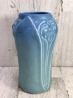 Rookwood Pottery Matte Blue Crocus Leaf Vase Shape 2141 Arts & Crafts 1920s