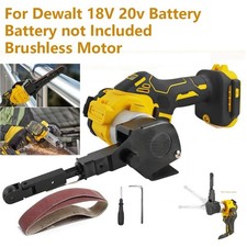 Brushless Belt Sander For Dewalt 18V 20V XR Battery Power File 10mm Body Only UK