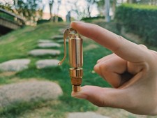 Microcosm JW-8 Brass Adjustable-Tone Bell Whi...