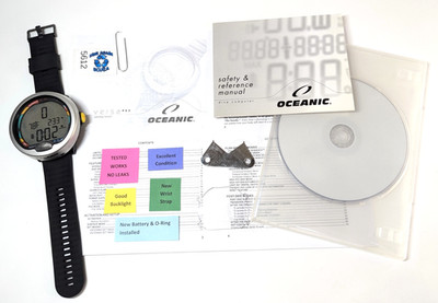 Oceanic Versa Pro Air / Nitrox Scuba Dive Computer New Battery EXCELLENT!  #5612