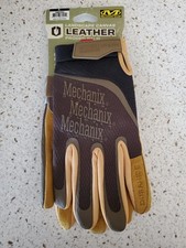 Mechanix Wear Landscape Canvas Leather Padded Palm Gloves 4964221 size LARGE