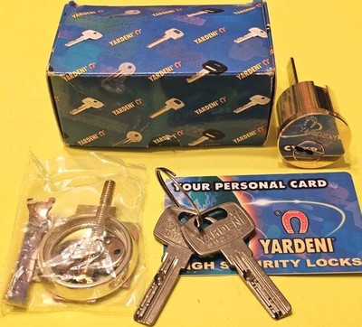 High Security DOOR Mul T Lock Clone YARDENI 1 1/8 MORTISE RIM LOCK CYLINDER 
