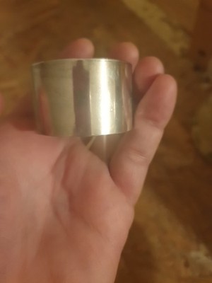 CHRISTOFLE HANDTUCHRING AUS METALL SILBER