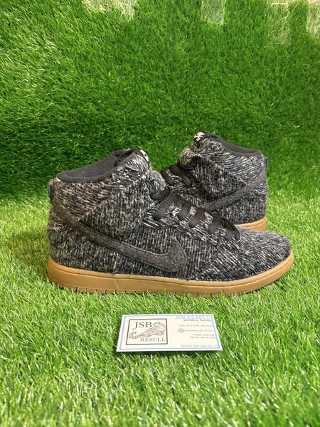 Talla 11.5 - Nike SB Dunk High Warmth / Lana Negra Raro 2014 2