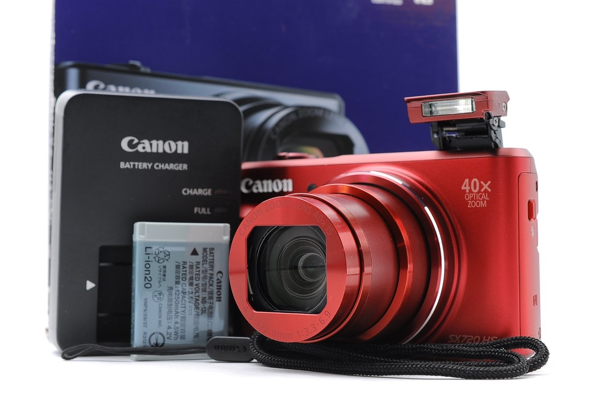 Canon PowerShot SX720 HS Digital Camera - Red for sale