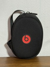Beats by Dr. Dre Black Headphones Soft Zip Replacement Case Pouch Excellent Cond