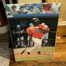 Cliff Floyd Autograph 30”x -20” from Suite 4 In Shea Stadium Mets 