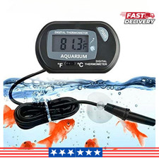 Digital Aquarium Thermometer Fish Tank Water Temp Meter with Probe