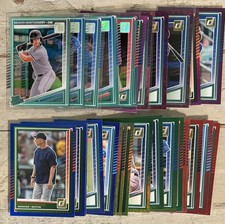 2025 Donruss Baseball Clearly + Various SP Foil Parallels Campbell Lot Of 27