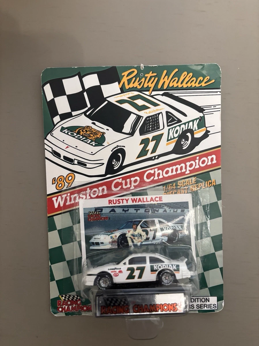Rusty Wallace Diecast Racing Cars Pontiac 1989 Vehicle Year for