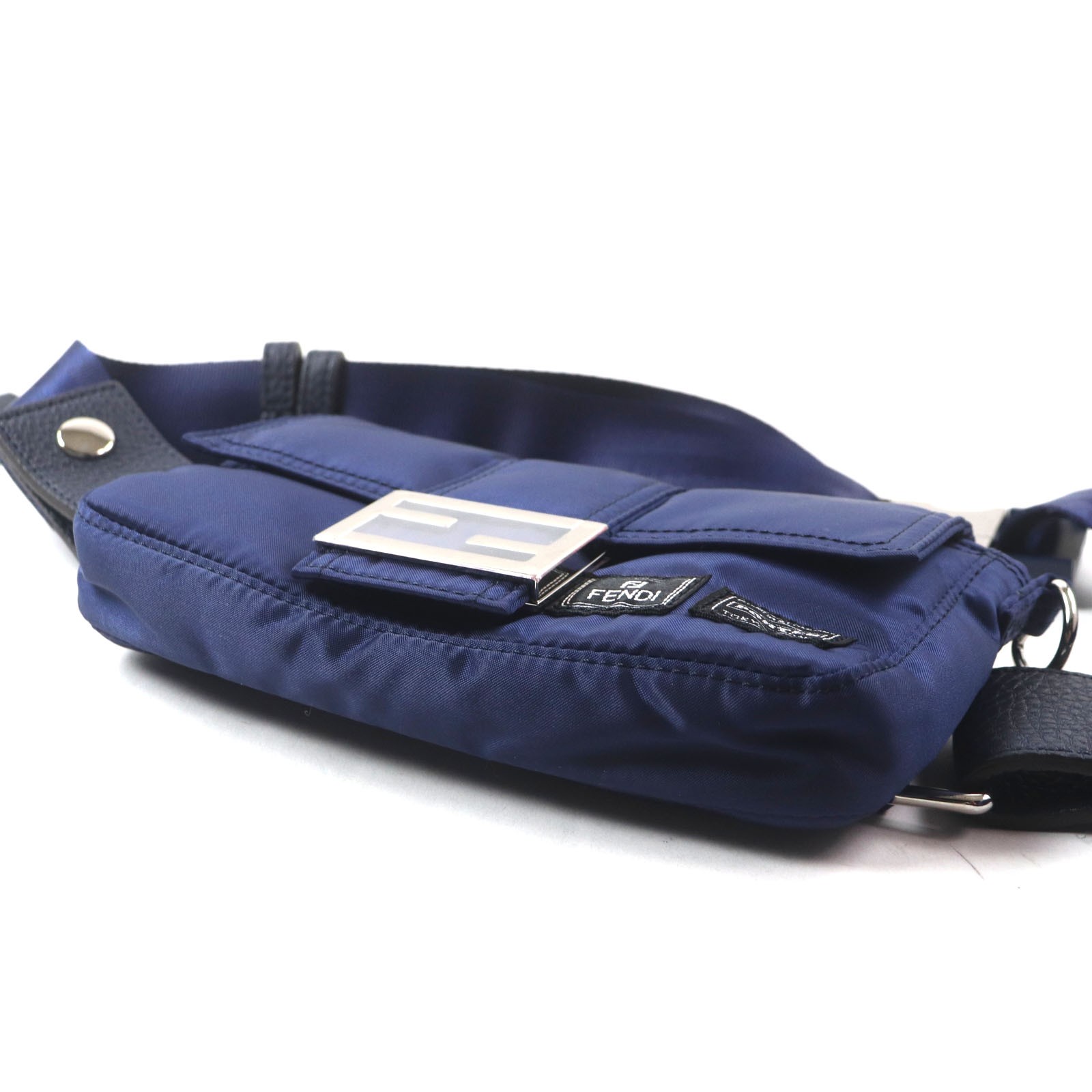FENDI×PORTER Sling bag Bucket MiniPhoneCase Shoulder Bag 2WAY Navy Nylon 7AS138 thumbnail 5