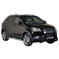 FrontbüGel FrontschutzbüGel FüR Ssangyong Korando 2011-2019 ø76Mm Stahl Schwarz