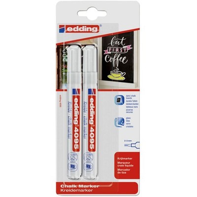 Edding 4095 White Plaster Marker 4mm Tip 15mm Length