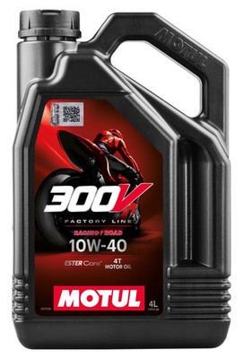 Motoröl 4L Motul 300V Factory Line RR 10W-40 kompatibel mit Suzuki GSX-R 1000