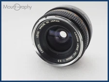 【EXC+++】 CANON FD 28mm F3.5 FromJapan #i10483