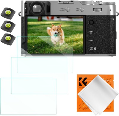 K&F Concept 3 Stück Schutzfolie Displayschutz für Fujifilm X100VI、X100V、X-T4