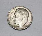 1957-D Roosevelt Dime 90% Silver US Mint Denver Fine Circulated Free Shipping