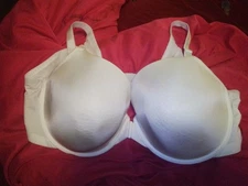 Maidenform Bra 36d ivory custom lift racerback bra flexes shaping 9649