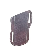 Fixed blade knife Leather Sheath Belt Carry Holster Case Multiple Tool