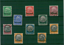 Kl. Partia znaczków okupacja niemiecka 1939-45 (Lotaryngia 1940) stemplowane