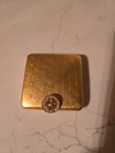 Vintage Avon Imperial Jewel Powder Compact Brushed Gold-tone 1970's Patina_BI — photo 1