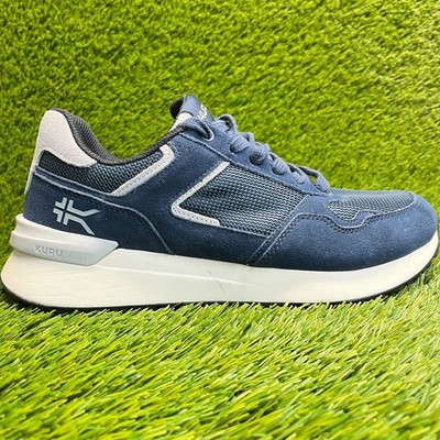 Kuru Apogee Retro Mens Size 9 Blue White Athletic Running Walking Shoes Sneakers