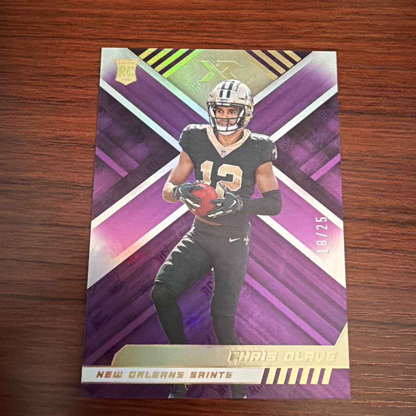 Chris Olave 2022 Panini XR Purple #109 #18/25 Rookie