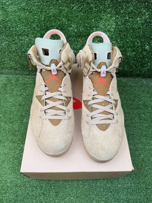 Size 12 - Jordan 6 Retro x Travis Scott Mid British Khaki
