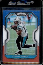2020 Panini Prizm #235 Curtis Samuel RED WHITE & BLUE PRIZM - Nice Card!