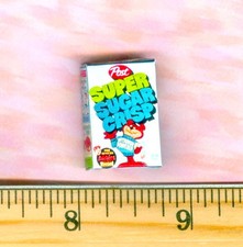 Dollhouse Miniature size Sugar Cereal Box   # SSC