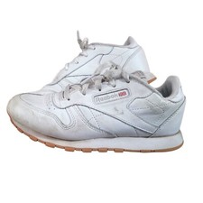 Reebok Classic Youth White Shoes Boys Size 3 Women Size 4.5 V69622 Sneakers