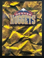 1994-95 NBA Hoops Denver Nuggets Team Logo Basketball Card Skybox #397