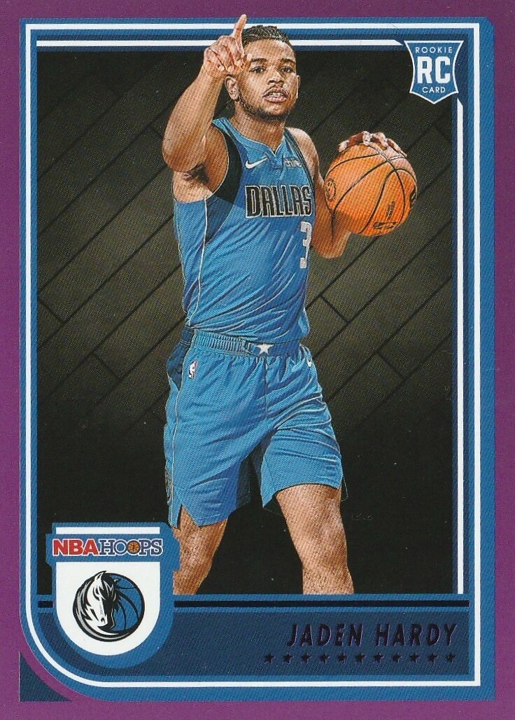 2022-23 Panini NBA Hoops - Rookies Purple #263 Jaden Hardy (RC)