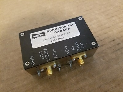 Durmitor Inc DAD60MHz Video RF Amplifier Detector SM-A-944842-2 IC560 SMA(f) #30