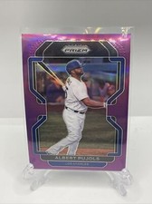 2022 Prizm Baseball Tier II Base Purple Refractor #137 Albert Pujols