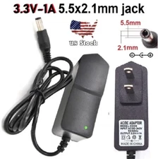 3.3V 1A 1000mA AC/DC 110-240V Converter Adapter Wall Charger Power Supply Mains