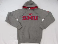 New Southern Methodist SMU Mustangs Men's Size Small Grey Hoodie