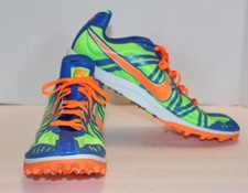 NEW Nike Zoom Waffle XC 9 Green Blue Orange Track Running Spikes Men's Size 12