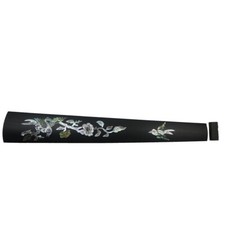 Nice Ebony Violin Fingerboard keyboard, Hand Inlay Pearl Abalone shell Flower