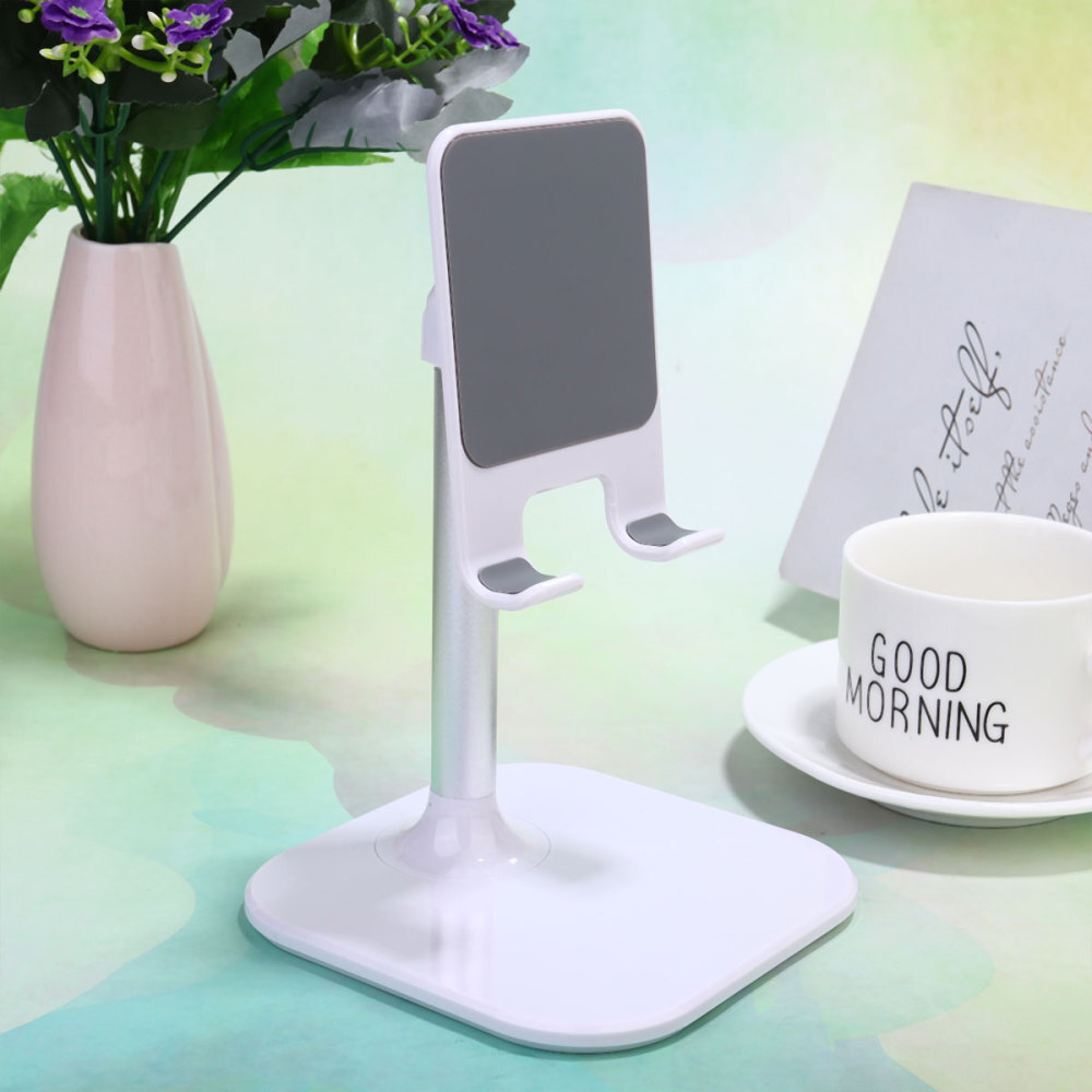 Adjustable Telescopic Desktop Stand for Tablets and Phones  -image