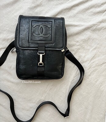 Chanel Vintage Chanel Sport Crossbody Bag Auth Chanel Black