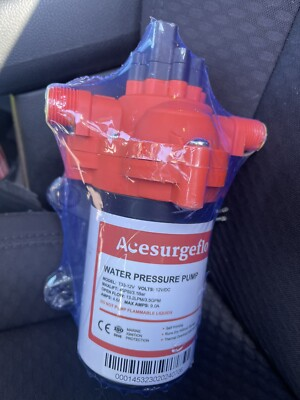 #ad #ad ace surgeflo water pressure pump As Is New In Package $21.95