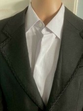 DINNER JACKET TUXEDO 38" CHEST BLACK TIE EVENING WOOL BLEND MOSS BROS CRUISE