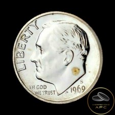1969-S Roosevelt Dime Proof Clad