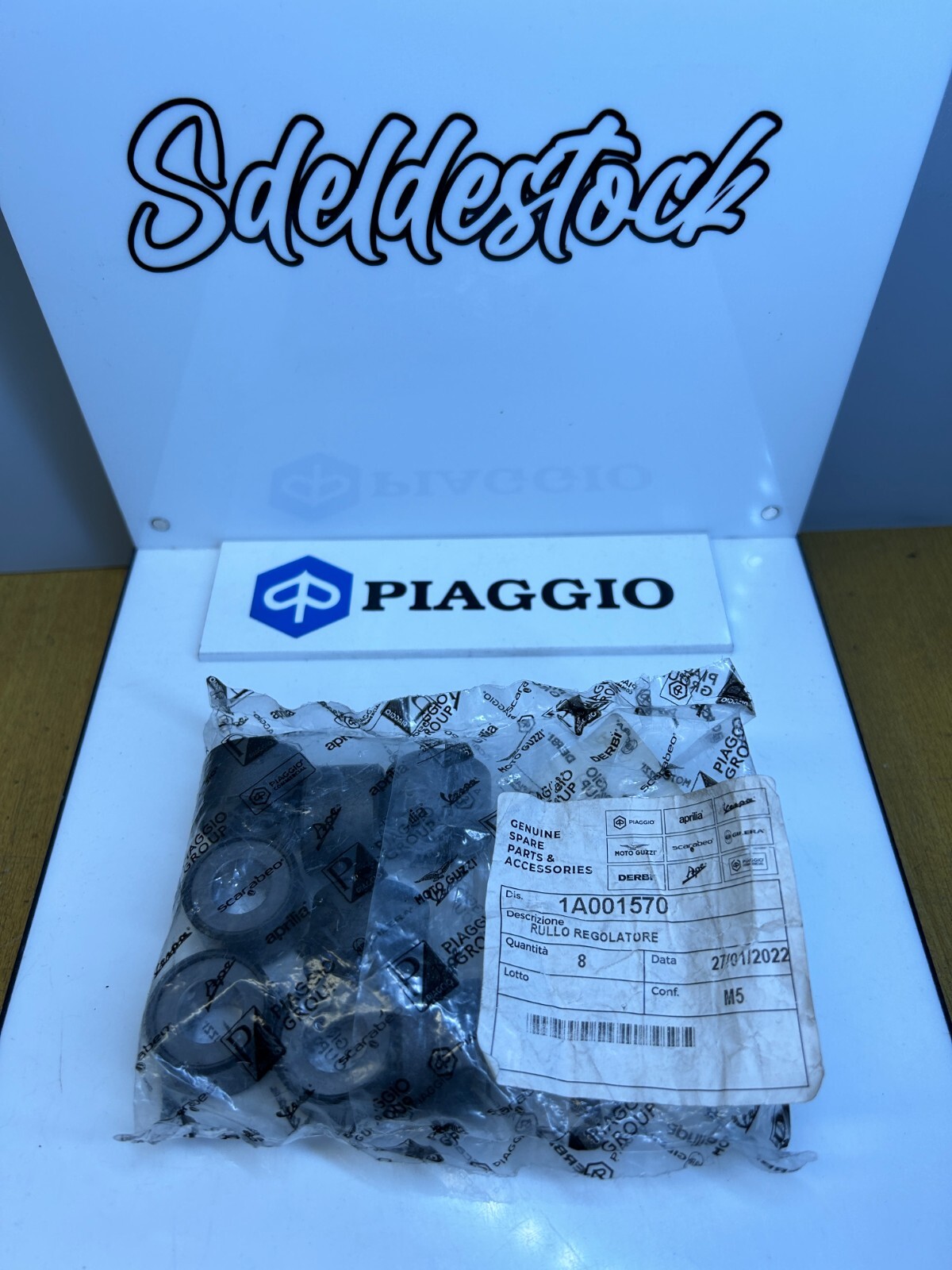 Galets variateur Piaggio 1A001570 pour une accélération fluide sur MP3 500