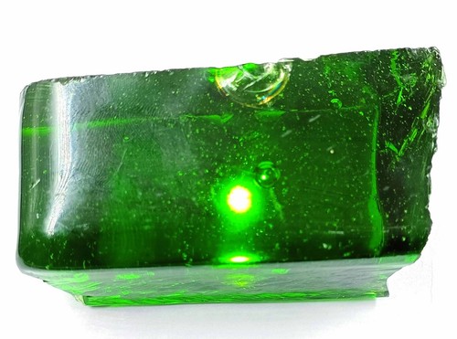 DYED GREEN PERIDOT 1325 CARAT UNCUT ROUGH EGL TRANSPARENT UNTREATED/GEMSTONE - Picture 2 of 10