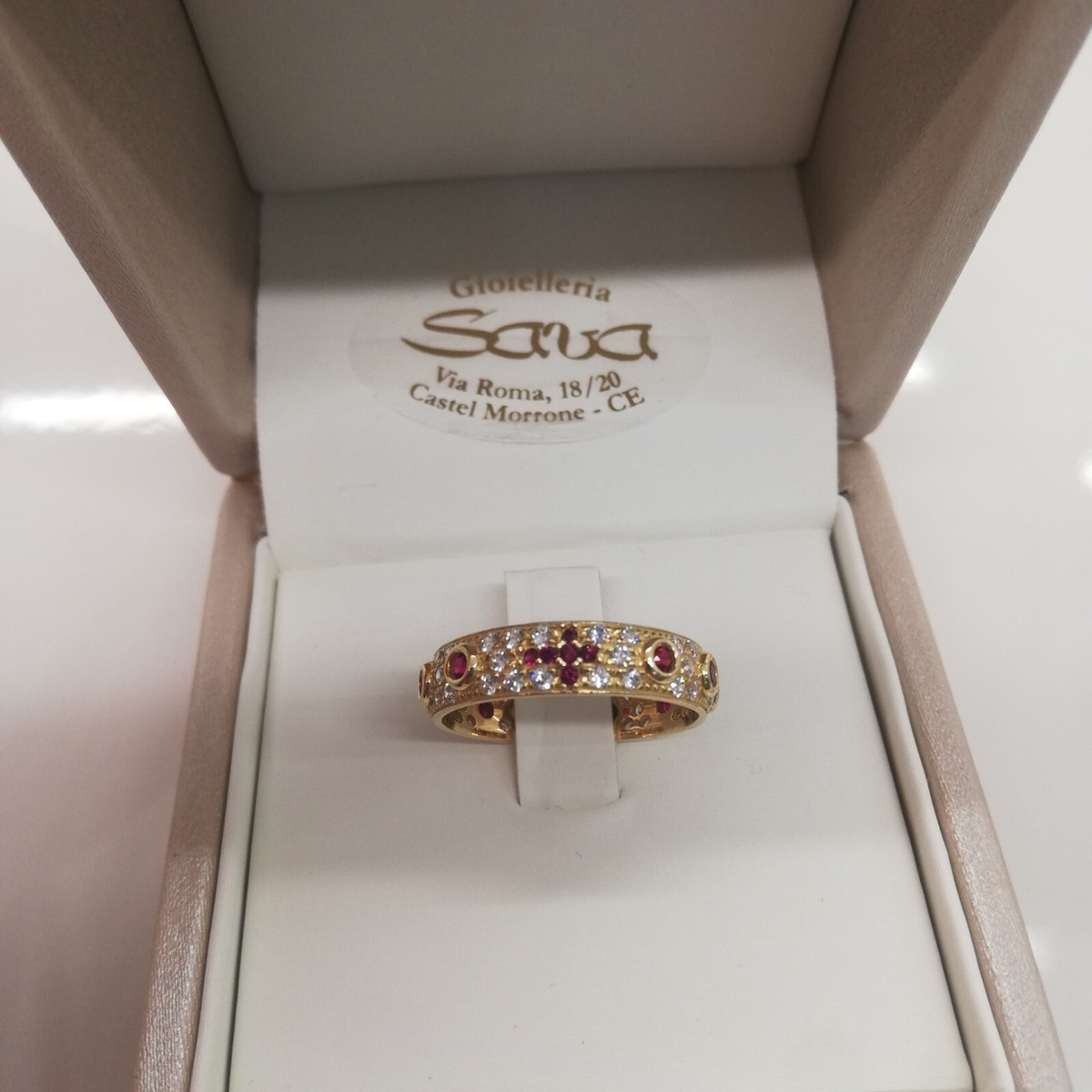 Gioielleria Anelli Del Rosario In Oro Anello Rosario In Oro Giallo